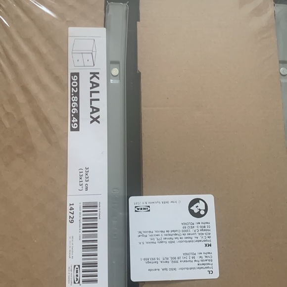 IKEA‎ New black Kallax 13X13" 2 Drawer Insert Component Kit #14729 - Picture 2 of 6